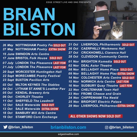 brian bilston tour dates
